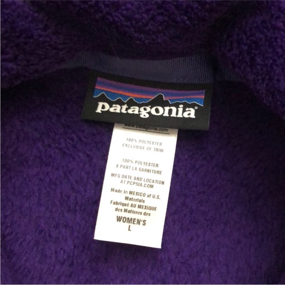 Patagonia Deep Purple Fleece Vest - Picture 3 of 4